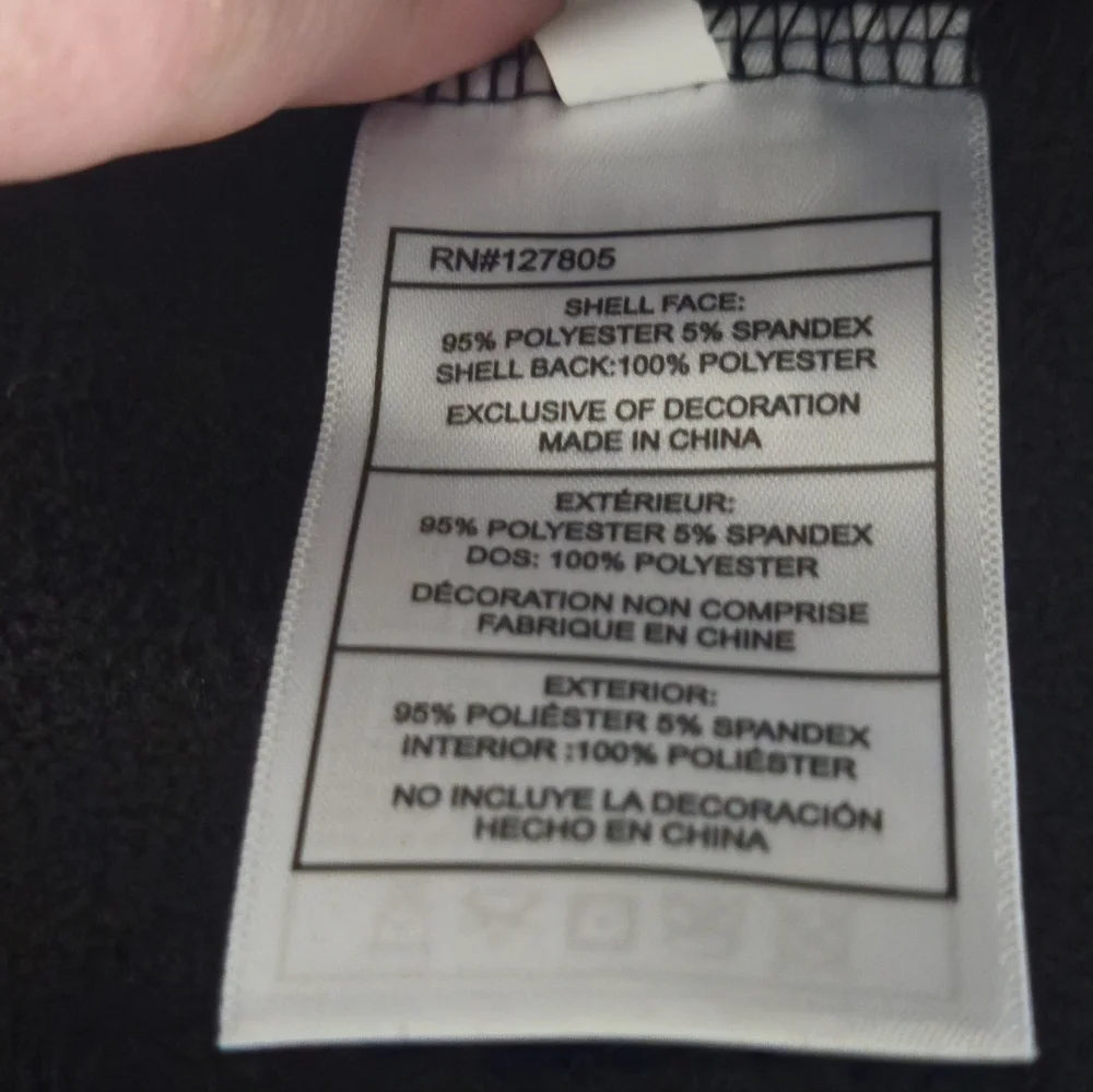 Reebok XL NWT Black 3-in-1 Systems Jacket Softshell & Puffer Liner Hooded - Picture 16 of 16